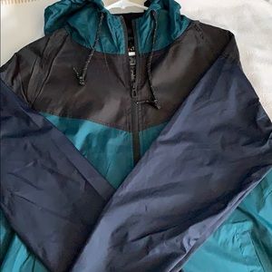 Black and green windbreaker (Donated)